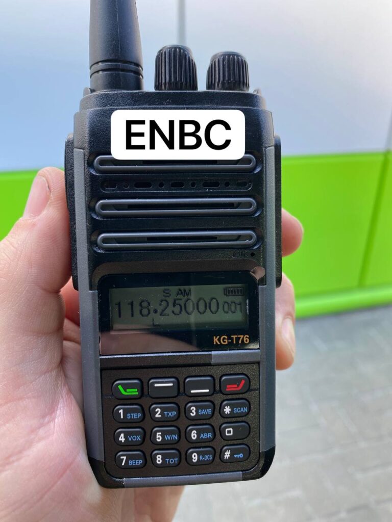 ENBC KG-T76 Wouxun авиационная рация 118-1364 МГц АМ